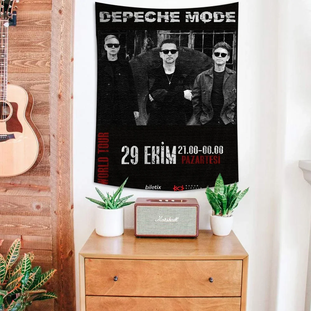 Depeche-Mode Singer Star DIY Wall Tapestry for Living Room Home Dorm Decor Wall Art Decor