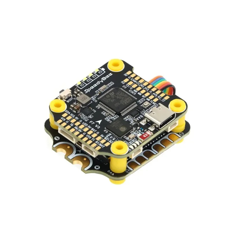 SpeedyBee F7 V3 50A Stack F722 Flight Control BL32 50A 4in1 ESC3~6S Lipo with Blackbox Analyzer Suitable for FPV Freestyle Drone