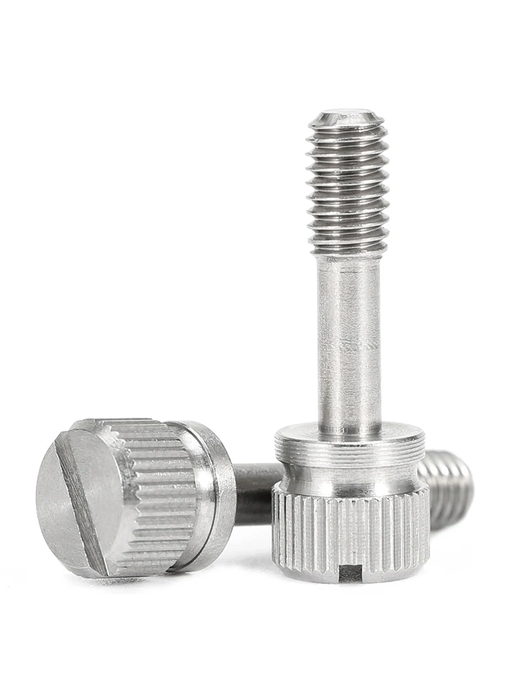 M2 M2.5 M3 M4 M5 M6 M8 304 Stainless Steel GB839 Slotted Hand Tighten Thumb Screw Anti-loosening High Head Knurled Bolt