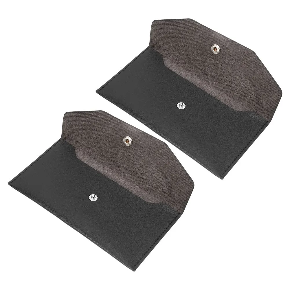 

2Pcs Women Long Wallet PU Envelop Clutch Cash Bag Large Capacity Secure for Documents Currencies Women Wallet