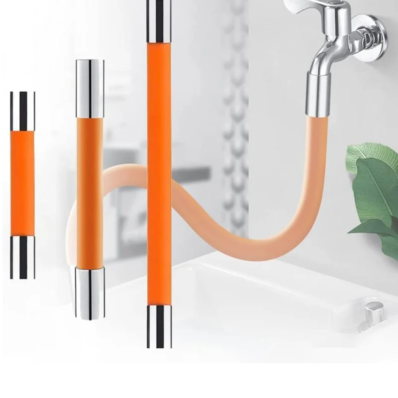 

Three Hundred And Sixty-degree Rotating Faucet, Kitchen And Bathroom Foldable Extension Hose Faucet,