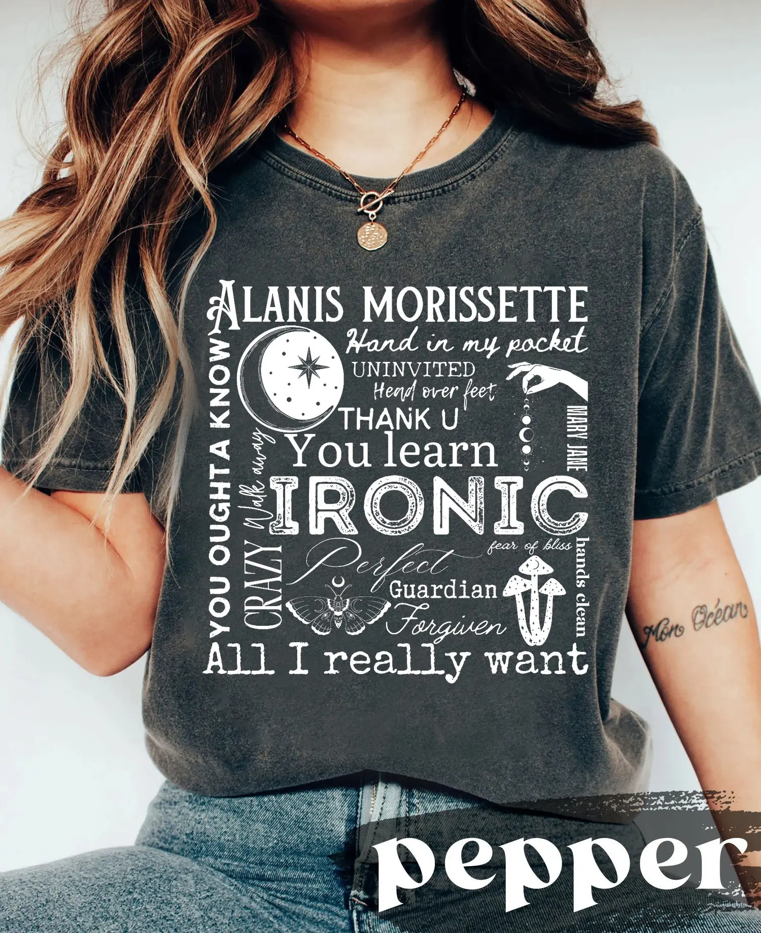 Alanis Morissette The Triple Moon Tour 2024 T Shirt Merch Fan