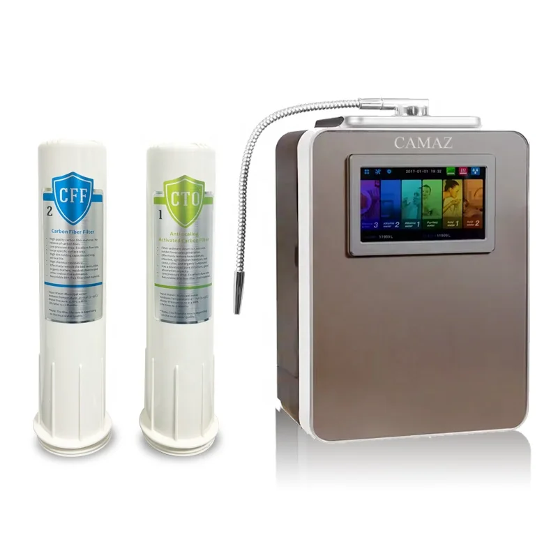 8 Platen Hoge Kwaliteit Alkaline Water Ionisator PH2.8-11.2 Grote Titanium Alkaline Geïoniseerde Waterzuiveraar Voor Gezondheidszorg