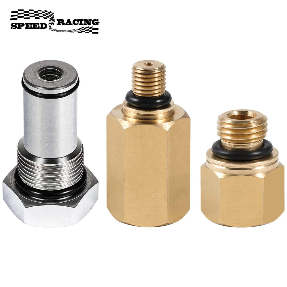 

Car Oil Rail Adapter Leak Pump IPR Valve Air Test Fitting Tool Kit for Ford 6.0L for 03 - 10 Ford Super Duty F250 F350 F450 F550