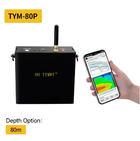 TYM P80 Portable 80m Automatic Mapping Water Detector Natural Electric Field Groundwater Detector