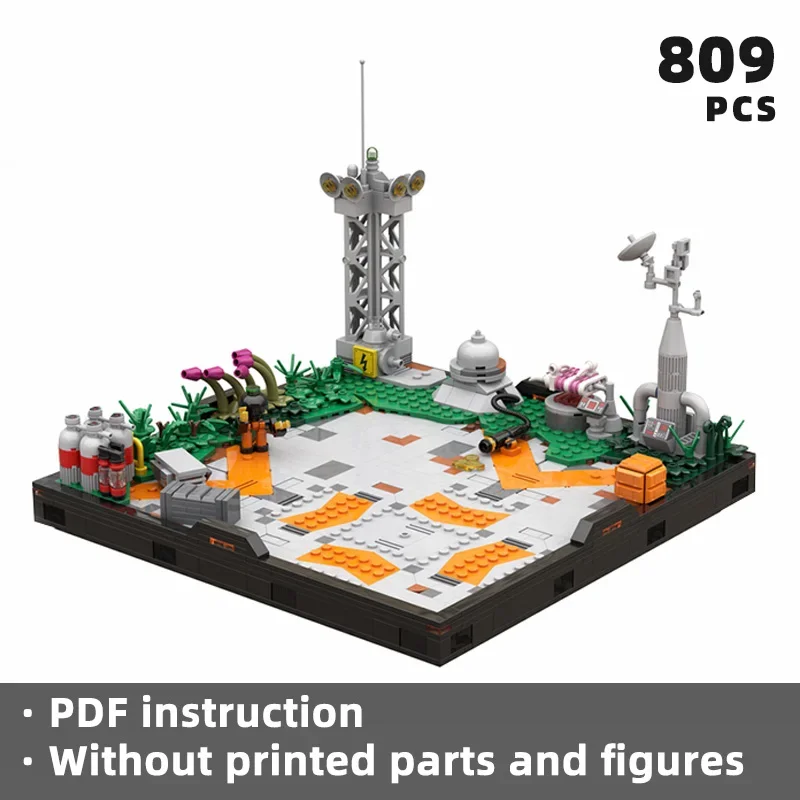 

star movie starship pedestal base for 75388 stand display landing diorama bricks game shuttle blocks fans gunship spaceship moc