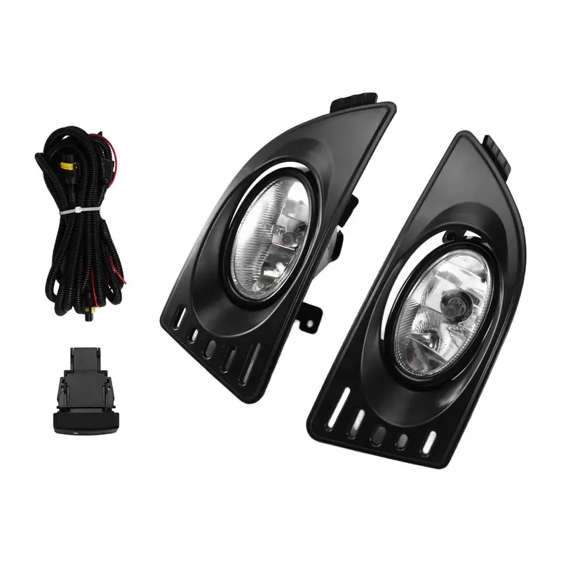 

Plain Fog Lamp Cover Harness Kit For Car Front Bumper Light For Acura RSX 2005 2006 2007