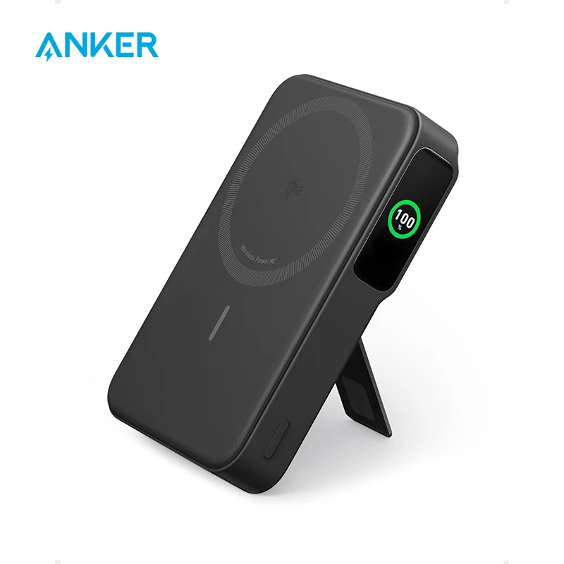 EU Stock Anker MagGo Power Bank, Qi2-zertifiziertes 15W schnelles MagSafe-kompatibles mobiles Ladegerät, 10.000mAh Akku