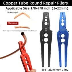 CT-301 Copper Tube Repair Pliers Compound Rounder and Flat Folded Tube Repairing Round Pliers Tool Versatile Repairing Plier