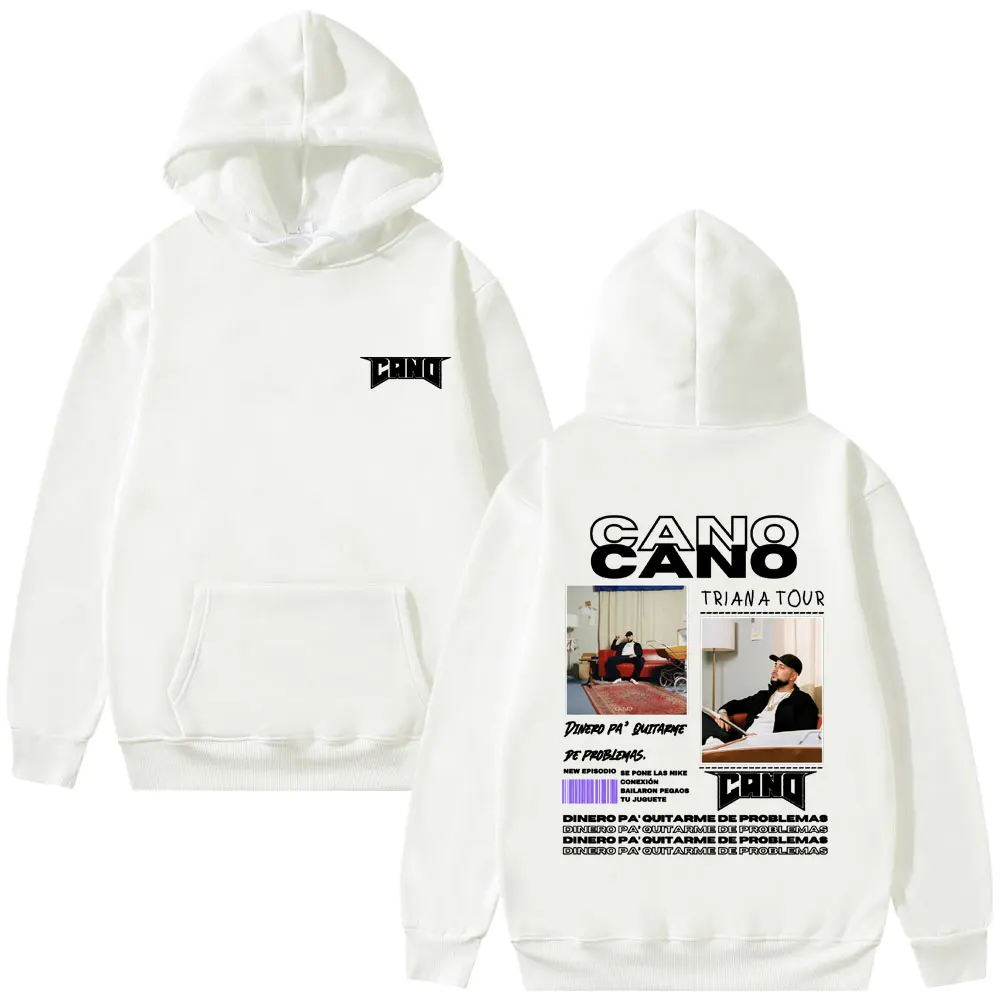 Rapper Cano Triana Tour Album 2025 Hoodies Men Women Fashion Hip Hop Street Sweatshirt Men\'s Oversized Hoodie Vintage Streetwear