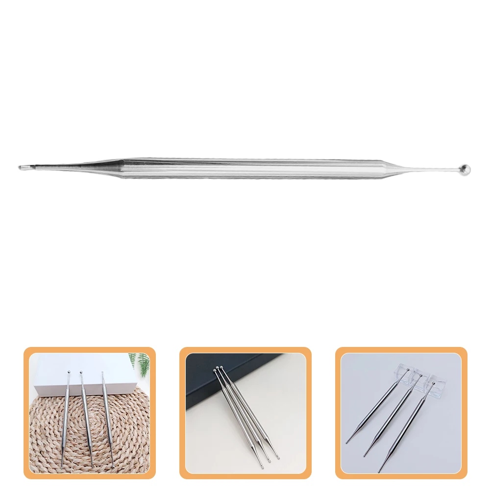 

1 Stainless Acupressure Pen Portable Massage Tool for Portable Massage Stick Face Hand Eye Feet Care Massager Metal Rod