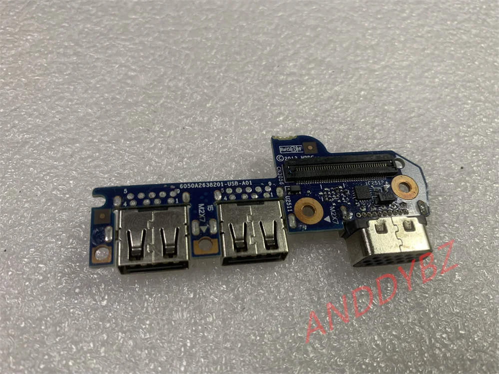 Original 6050a2638201 for HP EliteBook 840 g2 Laptop USB VGA Port Board  Works perfectly