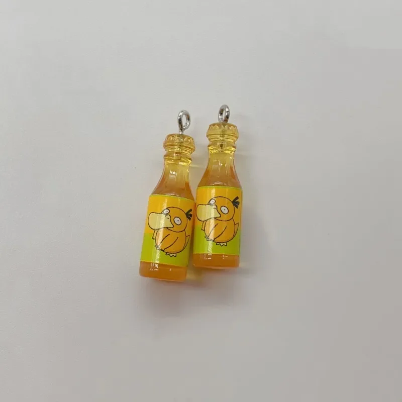 10 stücke Getränke flasche Anhänger, Weinflasche Enten schnabel Clip Ohrringe, charmante DIY Modeschmuck Zubehör