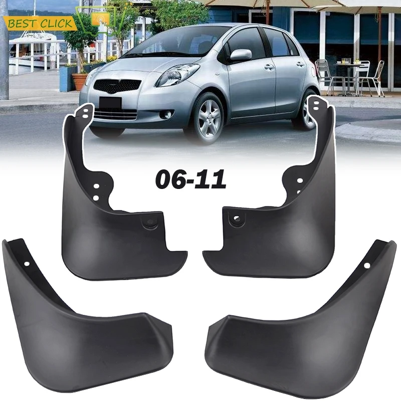 Брызговики для Toyota Yaris Hatchback Hatch 2005-2011 Vitz Daihatsu Charade, брызговики, брызговики 2006 2007 2008 2009