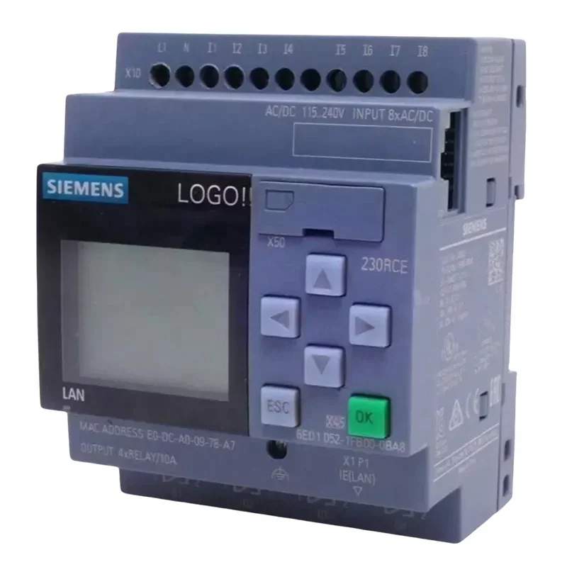 6ED1052-1FB00-0BA8 SONGWEI 6ED10521FB000BA8 Good Price SIEMENSs LOGO 230RCE PLC Programming Logic Controller Module