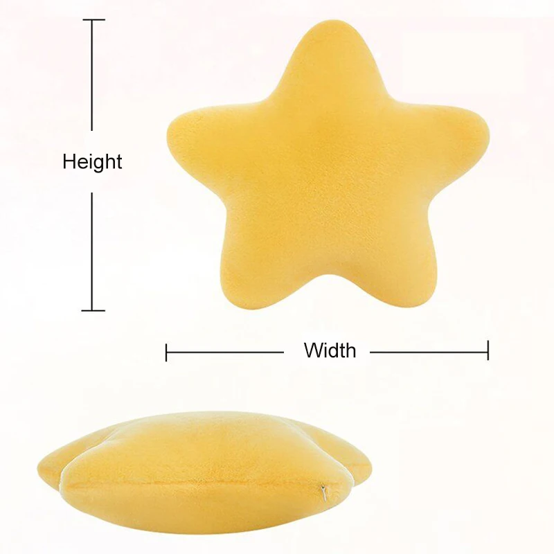 Star Throwing Pillow Super Soft and Cute Plush Toy Cushion Pillow Small Nap Children For Living Room