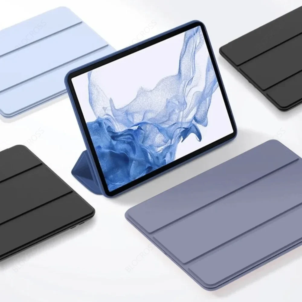 Für Samsung Galaxy Tab S6 S10 Lite A9+ A11 Plus A11 A9 A8 A7 S8 S9 S10 11 FE 12,4 Smart Auto Sleep Wake Funktion Silikon Abdeckung – Detail 11
