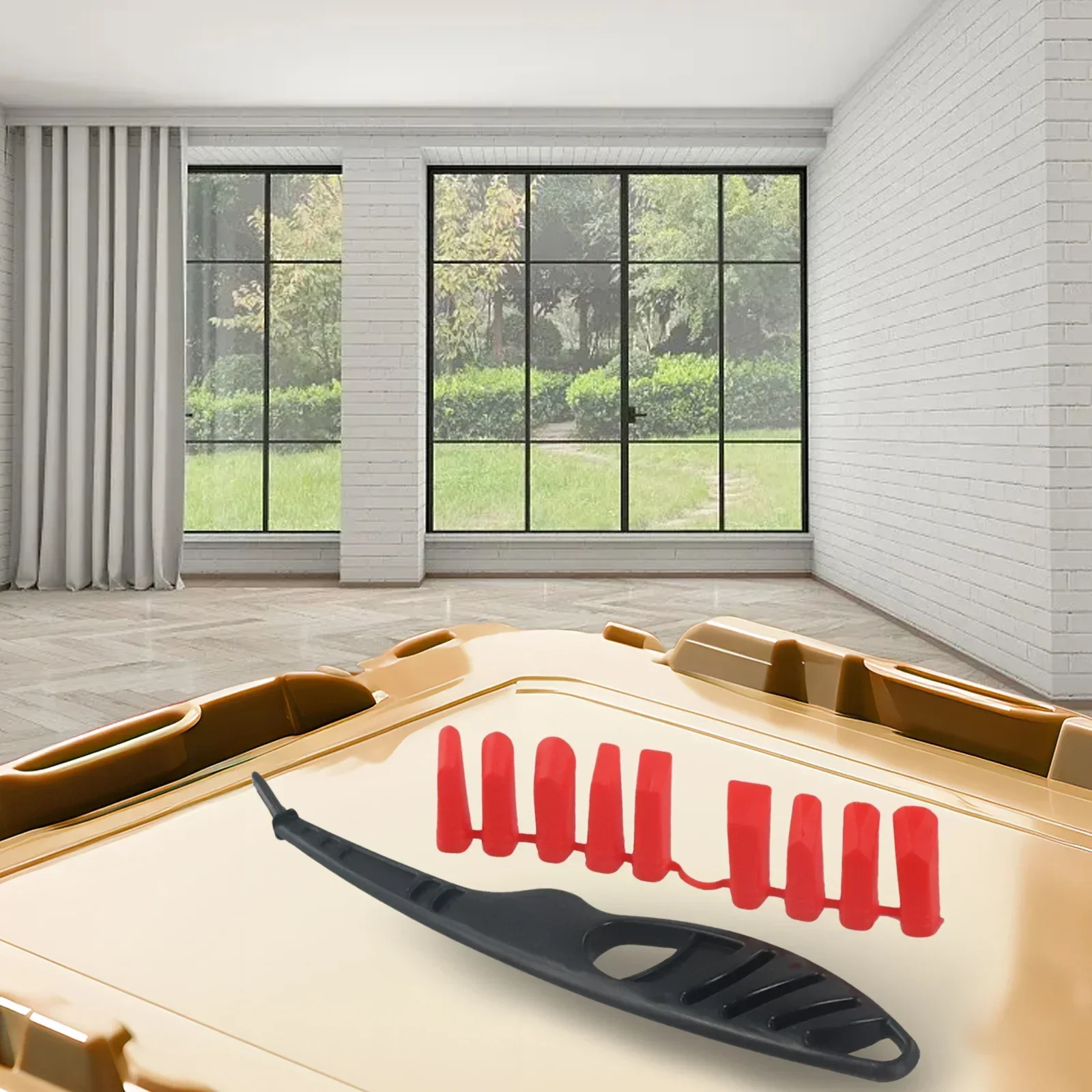 1set Glass Glue Angle Scraper Sealant Spreader Tile Joint Repair Tools Applicator Sets Plastic Glass Cleaning Accessory