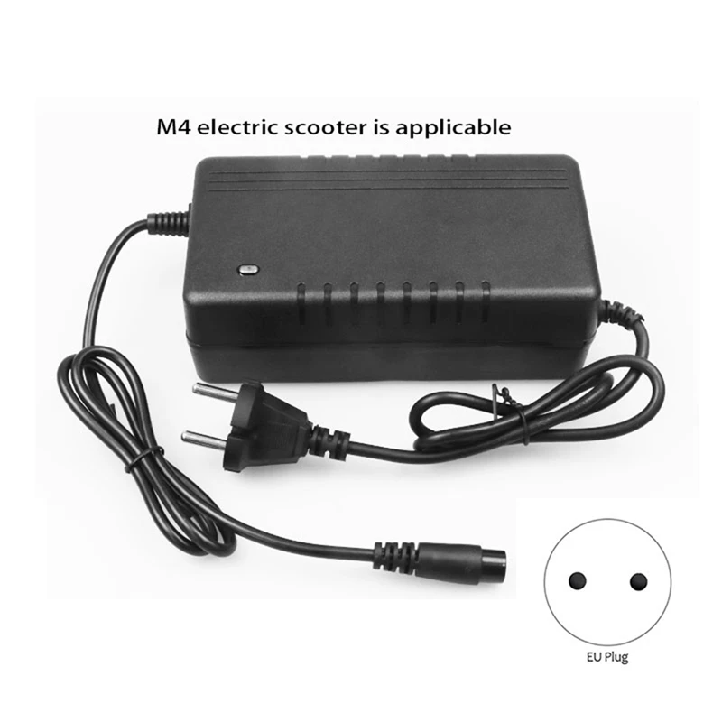 1 PCS M4 48V2A European Power Charger For Kugoo 10-Inch Electric Scooter Accessories (EU Plug)