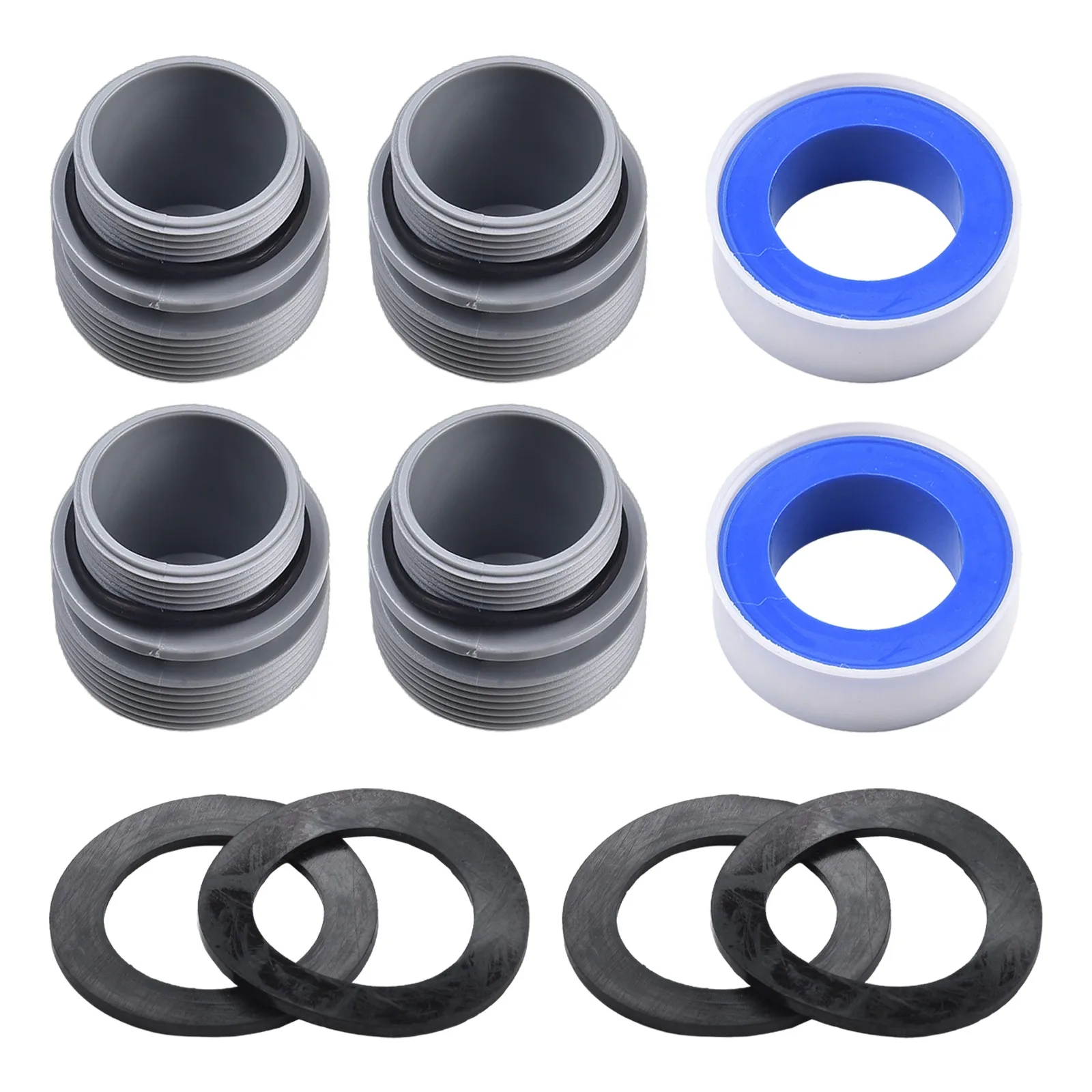 

4560 Adapter Conversion Kit For Connecting 40mm Hoses To 1-1/2 Inch Filter Inlet Outlet For Intex Pools Accessories