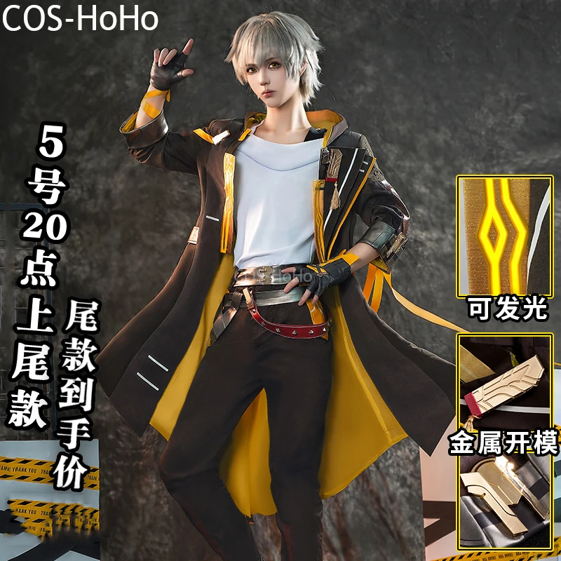 COS-HoHo Honkai: Star Rail Trailblazer Caelus Game Suit Gorgeous Uniform Cosplay Costume Halloween Party Role Play Outfit Men