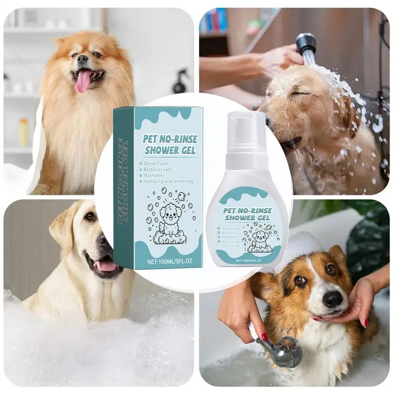 Waterless Cat Shampoo Waterless No Rinse Dry Shampoo For Cat Pet Friendly Dog Dry Foaming Bath Spray For Dogs Kitten Pets