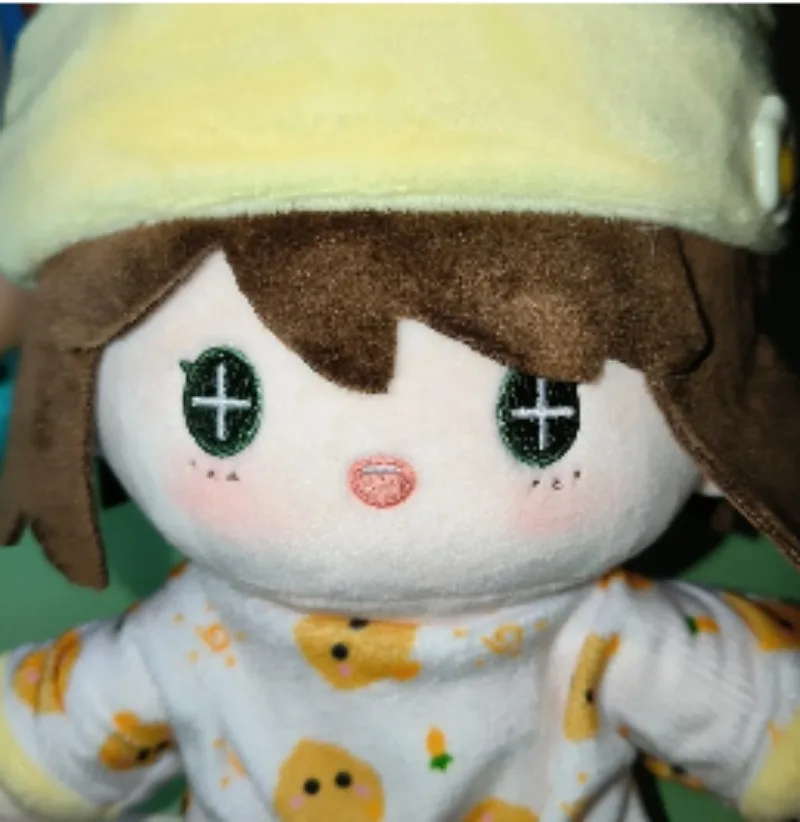 20 سنتيمتر الهوية الخامس إيما وودز أفخم دمية الجلوس الموقف استبدال الملابس محشوة تأثيري آذان Kawaii مهرجان للأصدقاء هدية