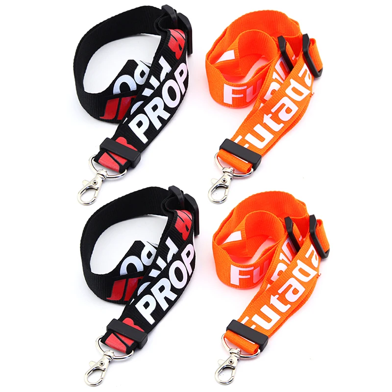 Adjustable Lanyard Strap RC Parts For JR PRO Propo Remote Controller Transmitter FPV For Futaba Orange Black Neck Belts 14cm Hot