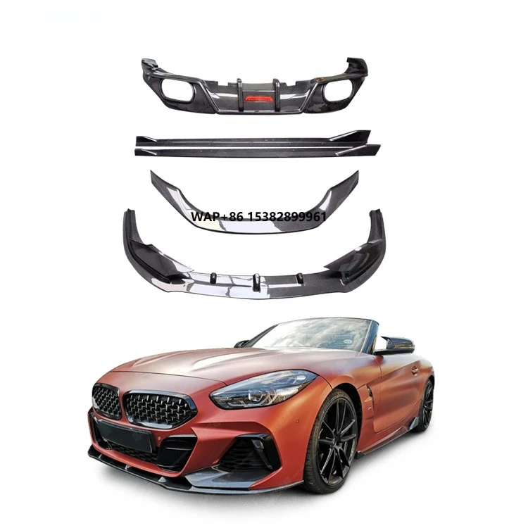 Z4 G29 طقم الجسم من ألياف الكربون لـ Z4 G29 ترقية الشفة الأمامية الخلفية الناشر الملحقات بوديكيت #1