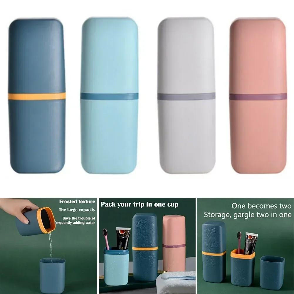 Toothbrush-Box Toothpaste Case 20.5*7.5cm Camping Convenient Cover Lightweight Plastic Storage Toothpaste Case