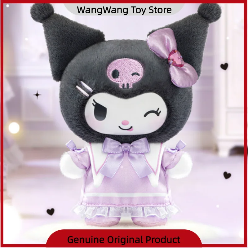 Original Sanrio Kuromi Dream Closet Series Blind Box Cute Vinyl Plush Bag Pendant Home Decor Ornaments Figure surprise Gifts view 2