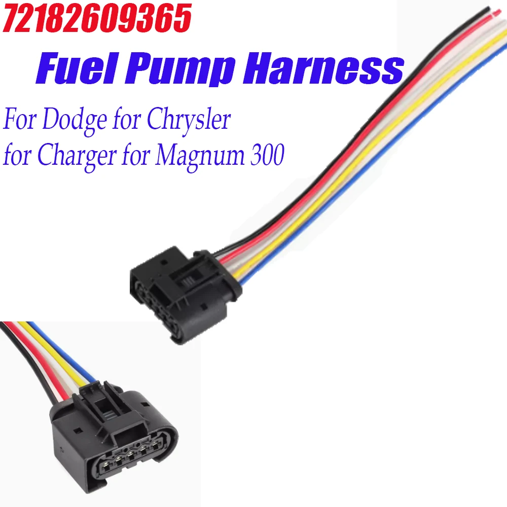 2PCS Fuel Pump Harness 72182609365 For Dodge for Chrysler for Charger for Magnum 300 5pin Power Supply The Fuel Pump Assembly