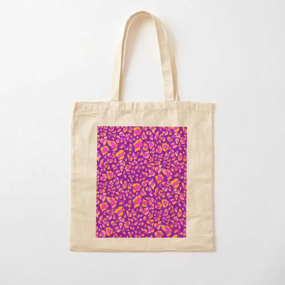 

Colourful Leopard Print Tote Bag custom tote bag custom bags