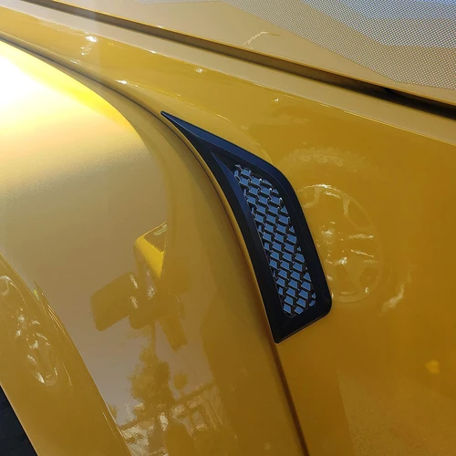 Imagen 2 del producto Guardabarros delantero de coche, salida de aire lateral, embellecedor de repuesto para salida de aire Exterior para Jeep Wrangler JL JLU Gladiator JT 2018-2023