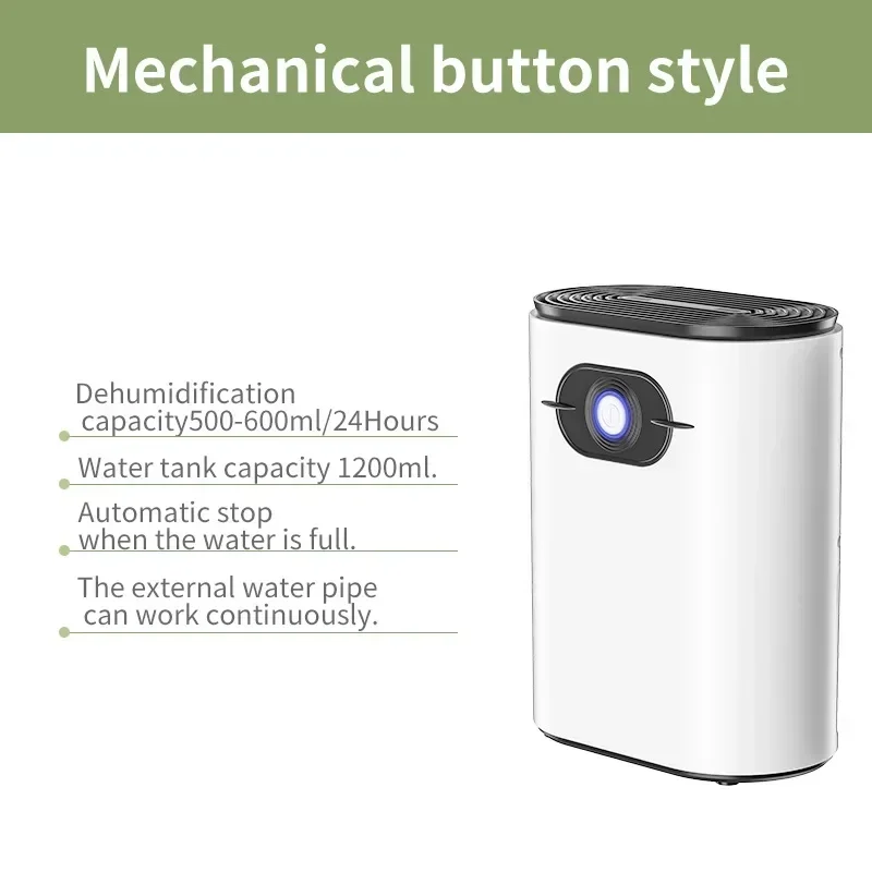 Air Dehumidifiers Touch Screen Remote Control Mini Bathroom Air Dryer Electronic Mute Moisture Absorbers For Home Kitchen