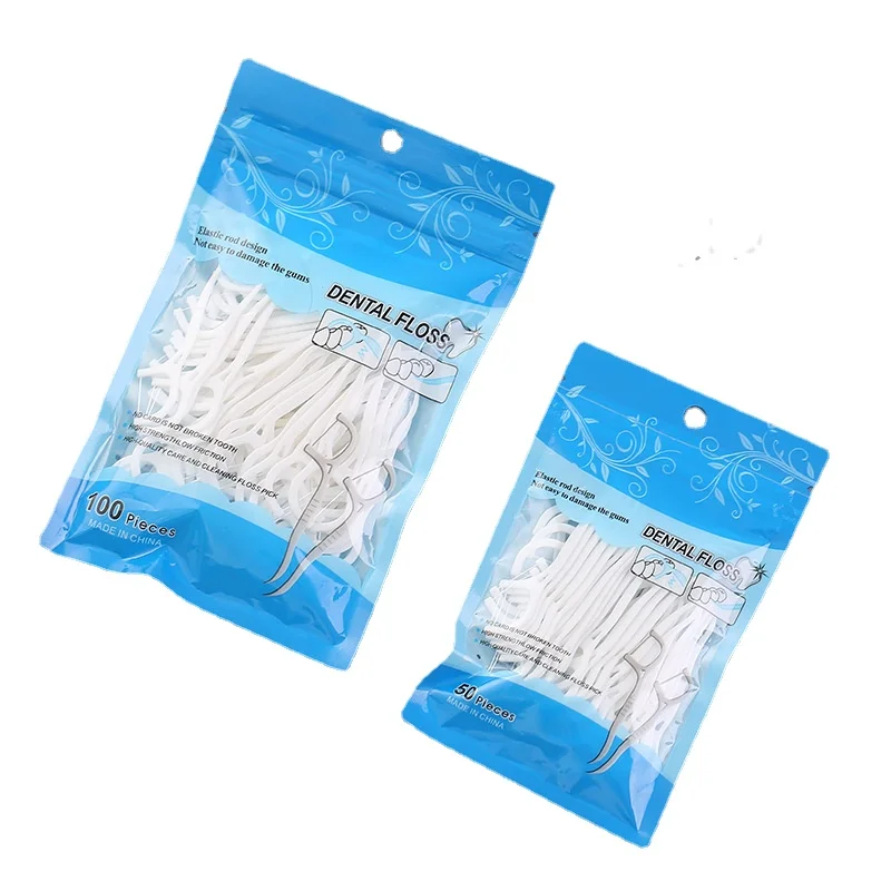 Hot Sale NEW Flosser Picks Tooth Cleaning Interdental Brush Dental Floss Pick Oral Hygiene Care