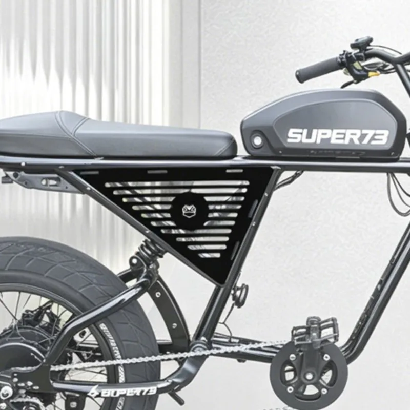 Super 73 Motorcycle Accessories Rear Triangle Decorative Carbon Steel Baffle Side Left Right Panel For SUPER 73/RX Super 73