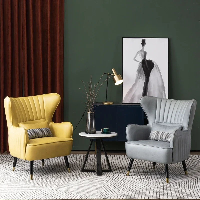 Indoor Modern Chairs Living Room Hotel Prefabricated Accent Chair Individual Armchair Fauteuil Salon Creative Nordic Furniture