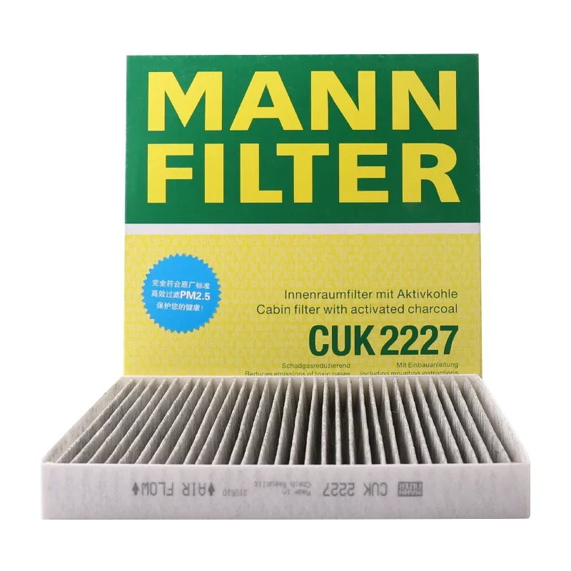 

MANN FILTER CUK2227 Cabin Filter For CHRYSLER Sebring JEEP Compass Patriot FIAT Freemont DODGE JCUV Avenger 71775825 05058693AA