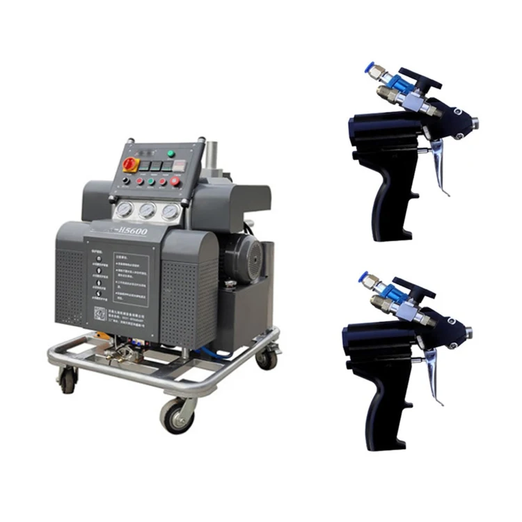 Two Component Polyurea Coating Spray Gun/pu Foam Air Cleaning Pneumatic 1year 35mpa  Fan-shaped Nozzle P2