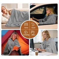 Fashion Wearable USB Electric Heated Blanket 3 Heating Levels Washable Heating Lap Blanket Portable Leg Cover Winter