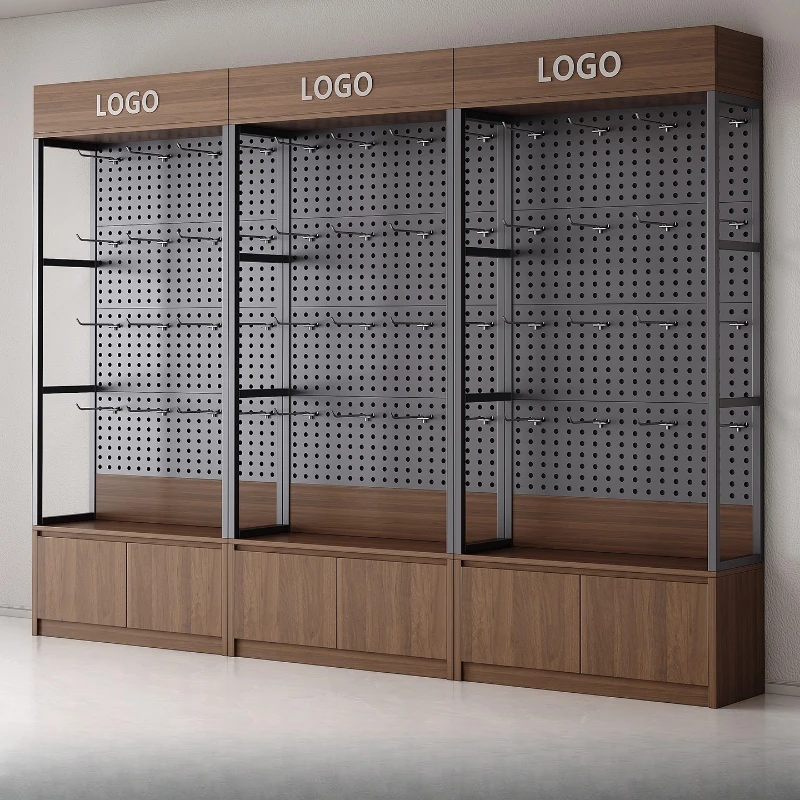 

Cave board product display cabinet supermarket snacks tobacco and alcohol display shelves merchandise store samples stationery m