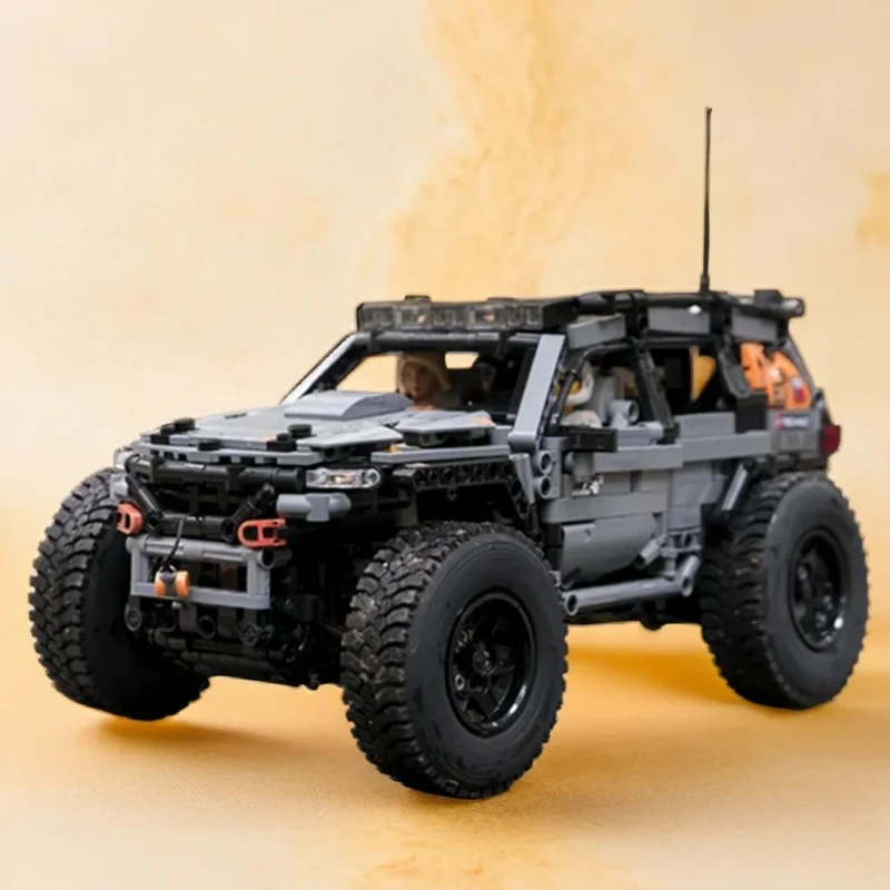 1242pcs MOC PDF EXP SUV Technical Vehicle Model Building Blocks Home Decor Desk Display Shelf Accent Collection Gift For Adults