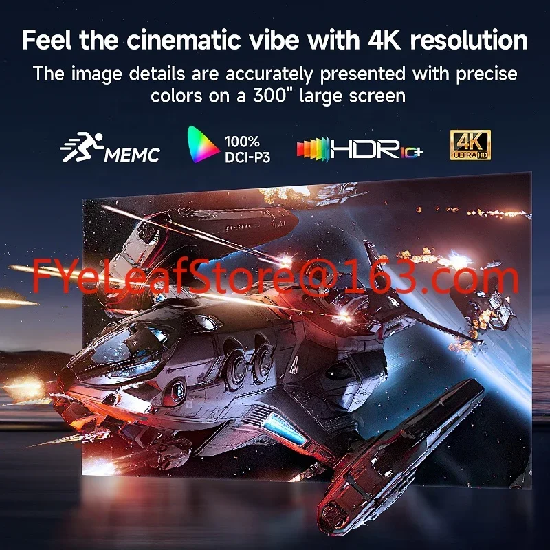 Portable home theater video intelligent Android outdoor 4k wifi wireless LED projector