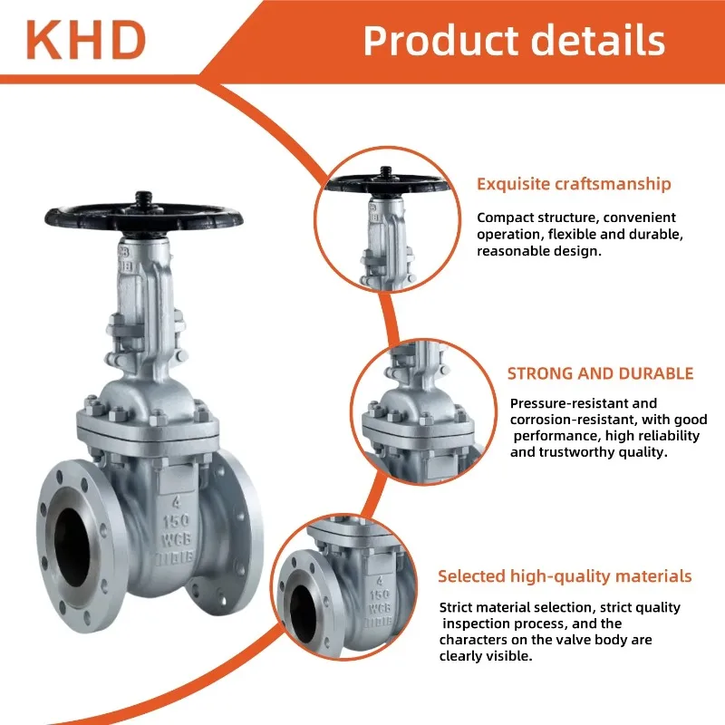 Stainless Steel Flanged Gate Valve, SS304/SS316L, Rising Stem Wedge Hard Seal Manual Handwheel Industrial Standard Gate Valve