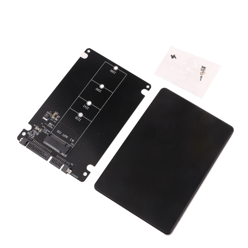 M.2 NGFF SSD To 2.5 Inch Adapter Card 8mm Thickness Enclosure M.2 SSD Adapter to Desktop Notebook Dropship