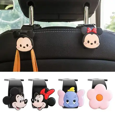 Creatività dei cartoni animati Accessori per auto Topolino Minnie Mouse Accessori per decorazioni interne per auto Individualità Gancio per sedile Gancio per auto Kawaii
