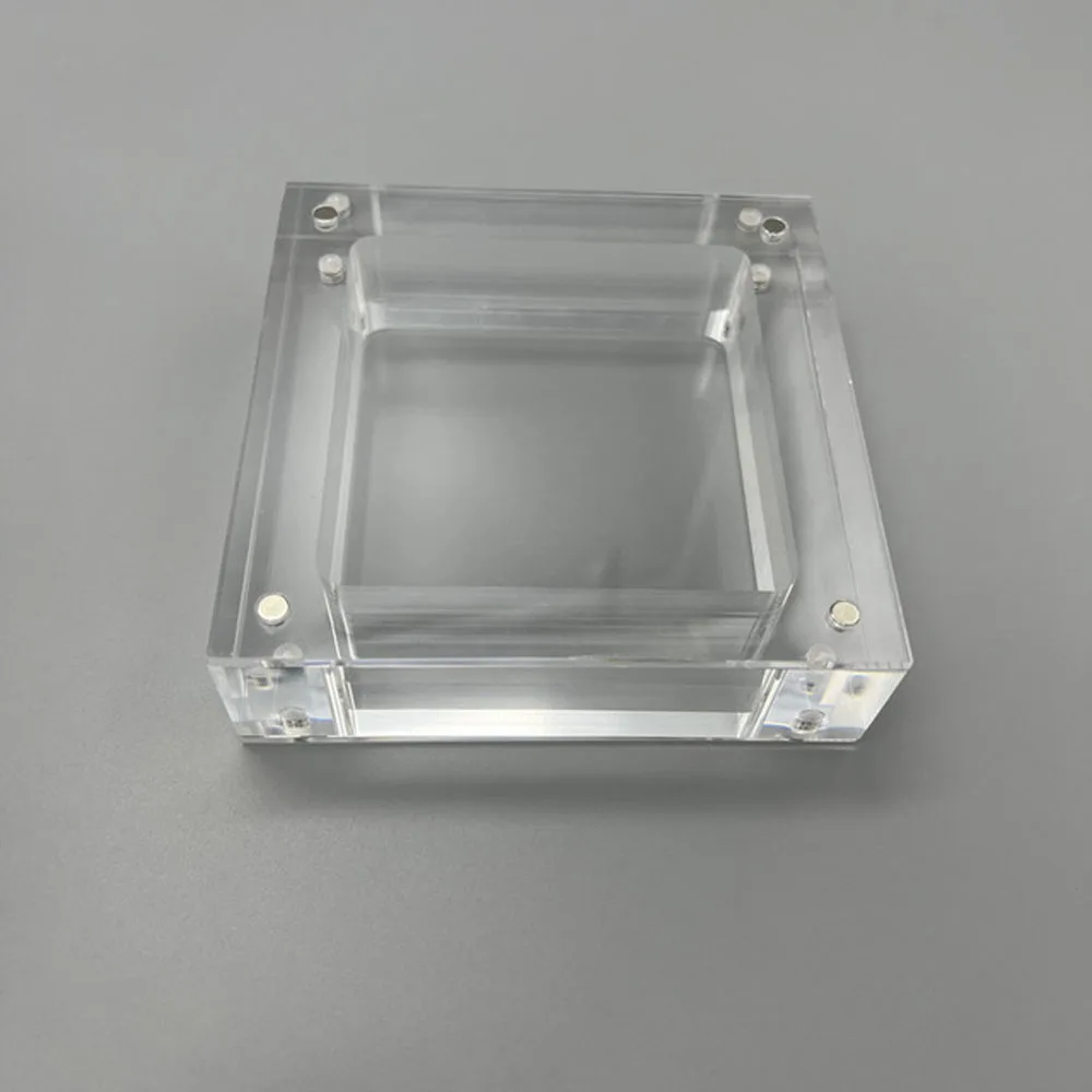 High Transparency Acrylic Display Box Magnetic Cover for Game boy Advanced SP GBASP Console Storage Box Shell Accessories