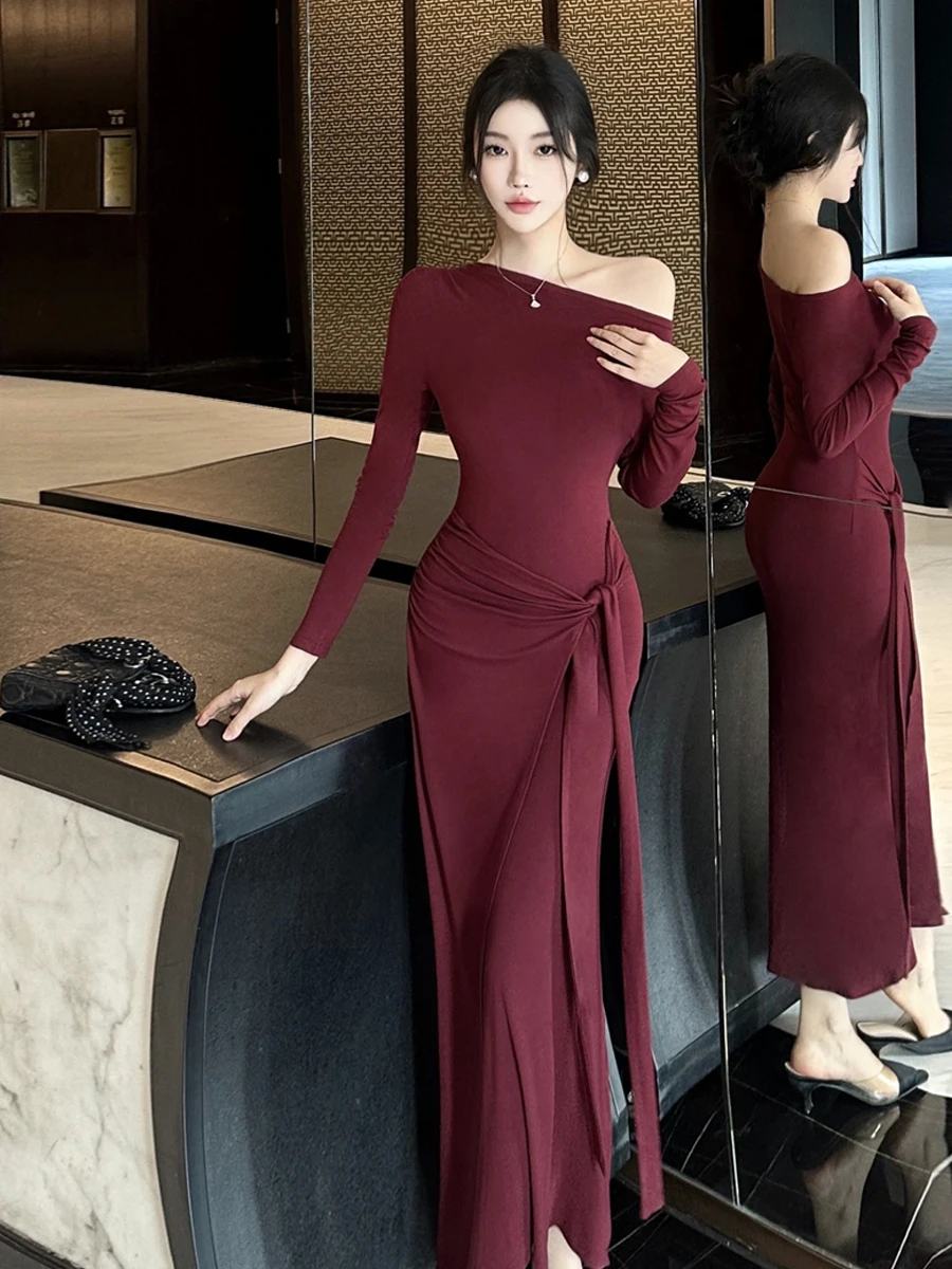 

Сексуальная длинная накидка Sve Dr Pure Desire для похудения с ремешком и наклонным воротником, популярная девушка Dr для свиданий и пар, Ocns