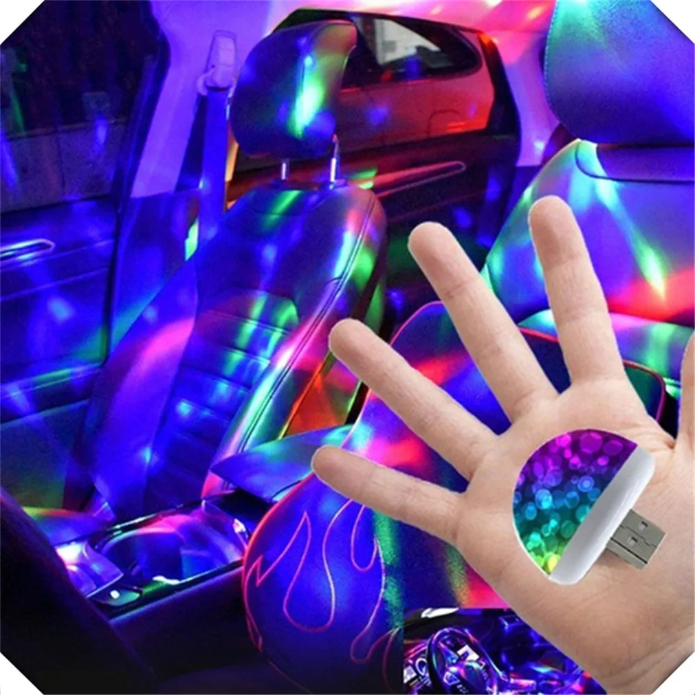 NEW Multi Color USB LED Car Interior Lighting Kit for Jeep Compass Patriot Hurricane Gladiator Cherokee SAHALA